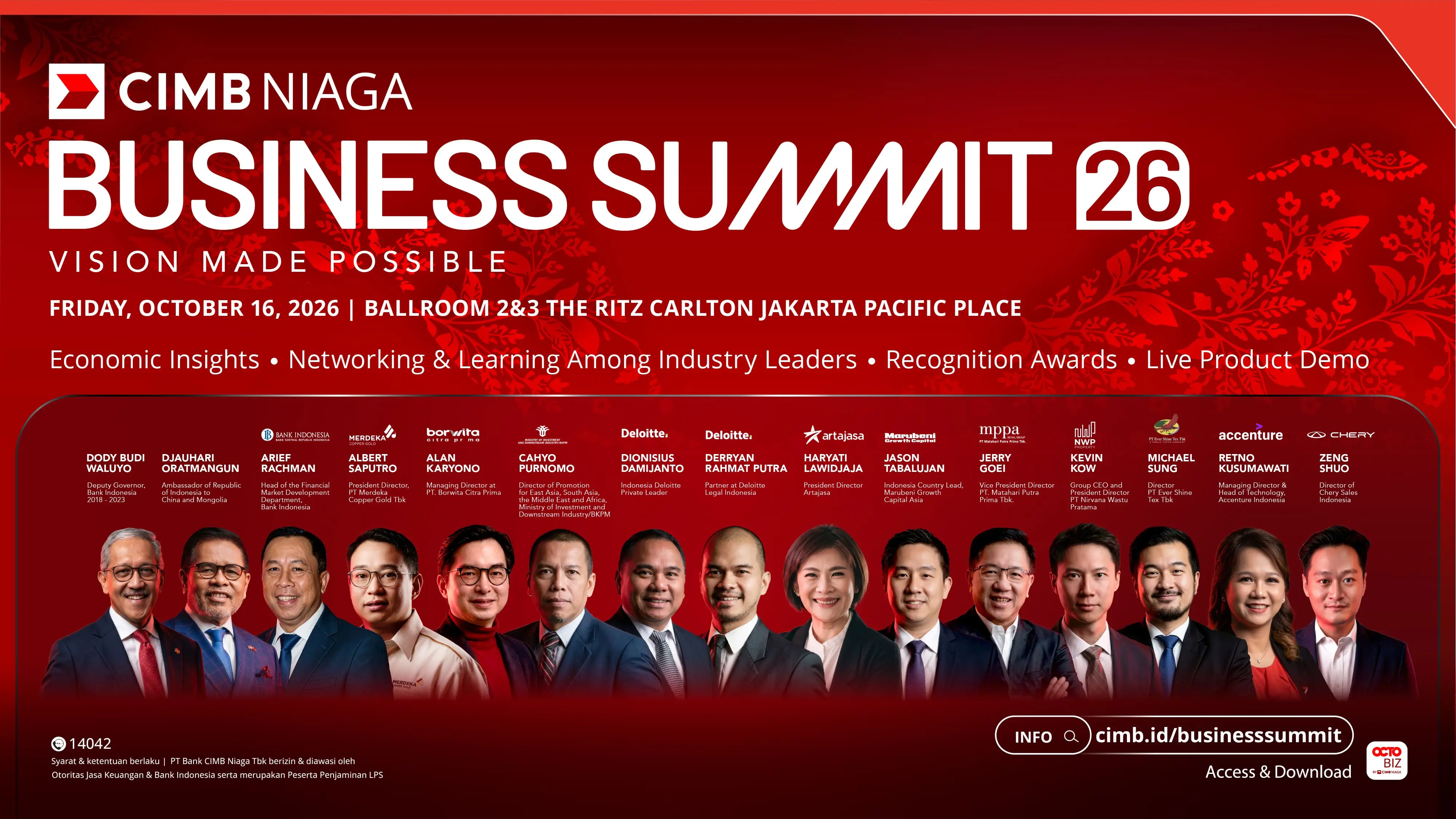 Pembicara CIMB Niaga Business Summit 2026